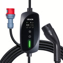 VEVOR Chargeur Voiture Électrique 22 kW Borne de Recharge Véhicule Électrique Mobile 32 A avec Câble Recharge Type 2 7 m, Prise CEE 32 A Triphasé, Écran LCD, Courant Réglable, Boîtier de Commande IP66 - image 10