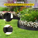VEVOR Bordure de Paysage, 25,4 cm de Profondeur, Bordure Planche de Terrasse Enroulée, 91,4 m Longueur Totale Bordure Flexible pour Aménagement Paysager, Pelouse, Jardin, Contre Mauvaises Herbes, Noir - image 6
