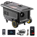 VEVOR Chauffage Diesel 5-8KW DC 12 V/24 V, Réchauffeur de Stationnement Portable, avec Contrôle par Application Bluetooth, Télécommande et Écran LCD, Réservoir 5 L, Design Chariot, pour Camion