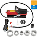 VEVOR Extenseur de tuyau d'échappement hydraulique, pompe à pédale 10 T avec 4 matrices, 2 étuis de rangement pour tubes en cuivre et aluminium dans la réparation automobile - image 2