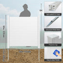 VEVOR Panneau Brise Vue Extérieur 127x127 cm Clôture de Jardin Horizontale Kit 4 Panneaux de Confidentialité avec Piquets Métalliques, Accessoires pour Sols Souples, Cacher les Climatiseurs, Poubelles - image 8