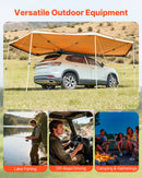 VEVOR Auvent 270 Degrés 6,08x2,10 m Auvent Voiture Latéral Côté Passager Rétractable Abri Autoportant Toutes Saisons Étanche UV50+ pour Véhicule SUV Fourgonnettes Camionnettes, avec Sac de Rangement - image 7