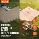 VEVOR Auvent Voiture Rétractable 270° 2,5 m Auvent Latéral Voiture PU3000 mm UV50+ Résistant Soleil/Eau/Vent avec Sac de Rangement en PVC, Auvent sur Côté/à l'Arrière pour Camions, SUV, Fourgonnettes - image 3