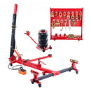 VEVOR Équerre de Tirage de Châssis Force 6T, Banc de Redressage de Carrosserie avec Cric Pneumatique 3T et Pompe à Pied Hydraulique 6000 PSI, Système de Réparation de Châssis, Berline, SUV, Pick-up - image 2
