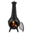 VEVOR Cheminée Extérieur, 457 mm, Poêle à Bois Sphérique en Aluminium Robuste pour Barbecue et Réchauffer, avec Grille, Couvercle de Cheminée Antirouille, pour Patio, Jardin, Arrière-cour, Plein Air - image 12