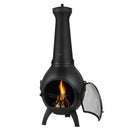 VEVOR Cheminée Extérieur, 559 mm, Poêle à Bois Sphérique en Aluminium Robuste pour Barbecue et Réchauffer, avec Grille, Couvercle de Cheminée Antirouille, pour Patio, Jardin, Arrière-cour, Plein Air - image 11
