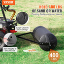 VEVOR Rouleau à Gazon 400 lb 181 L Rouleau de Jardin Rempli de Sable/Eau Rouleau à Pelouse PEBDL Cadre Acier avec Bouchon Facile à Tourner de Remorquage Derrière Tracteur VTT pour Pelouse Jardin Ferme - image 3