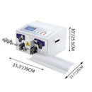VEVOR Machine à Dénuder électrique, 300W Machine à dénuder automatique SWT508-JE Contrôlé par Micro-ordinateur Affichage LCD pour traiter des fils y compris le PVC/le téflon/les câbles en silicone - image 9