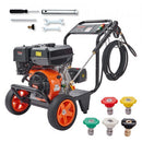 VEVOR Nettoyeur haute pression à gaz 4400 PSI laveuse pression à gaz 4,0 GPM pompe en cuivre pistolet pulvérisateur rallonge 5 buses connexion rapide pour nettoyage voitures, maisons, allées, patios - image 2