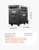 VEVOR Batterie Supplémentaire pour Station Électrique Portable, Batterie d'Extension LiFePO4 3840 Wh avec 3 Ports Sortie pour Bricolage, Camping, Voyages, Camping-cars, Activités Plein Air, Urgences - image 8