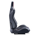 VEVOR Siège de course, lot de 2, cockpit de course réglable avec inclinaison grand angle et mousse haute résilience, cuir PVC souple et curseur Q235B, pour voitures de course et karts, noir+rouge - image 11