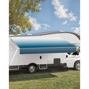 VEVOR Auvent Voiture Camping-car Caravane Latéral 457 cm, Pare-soleil Imperméable, Rétractable et Modulaire, en Vinyle avec Cadre en Alliage d'Aluminium, Réglage Manuel, pour Voiture, Bleu Dégradé - image 2