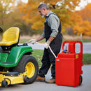 VEVOR Bidon d'Essence Diesel sur Roues, 121 L, Réservoir de Carburant, avec Pompe Transfert Carburant Électrique 12 V CC 9,5 L/min, Tuyau de Distribution 1,2 m, Buse Capteur Arrêt Automatique, Rouge - image 9