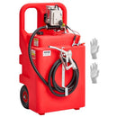 VEVOR Bidon d'Essence Diesel sur Roues, 121 L, Réservoir de Carburant, Pompe Transfert Carburant Électrique 12 V CC 56,7 L/min, Tuyau de Distribution 4 m, Buse Alliage Alu, pour Bateaux à Moteur, VTT - image 2