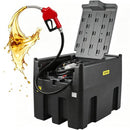 VEVOR Réservoir Diesel Portable 439 L Cuve de Ravitaillement Polyéthylène avec Pompe de Transfert 12 V Jauge de Carburant Tuyau 4 m Buse Ravitaillement pour Véhicules Appareils Agriculture Industrie - image 2