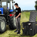 VEVOR Réservoir Diesel Portable 439 L Cuve de Ravitaillement Polyéthylène avec Pompe de Transfert 12 V Jauge de Carburant Tuyau 4 m Buse Ravitaillement pour Véhicules Appareils Agriculture Industrie - image 9