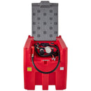 VEVOR Réservoir Diesel Portable 439 L Cuve de Ravitaillement Polyéthylène Rouge avec Pompe Transfert 12 V Jauge de Carburant Tuyau 4 m Buse Ravitaillement pour Véhicule Appareils Agriculture Industrie - image 11