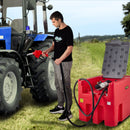 VEVOR Réservoir Diesel Portable 439 L Cuve de Ravitaillement Polyéthylène Rouge avec Pompe Transfert 12 V Jauge de Carburant Tuyau 4 m Buse Ravitaillement pour Véhicule Appareils Agriculture Industrie - image 9
