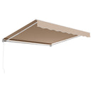VEVOR Store Banne Manuel 4x2,4 m Auvent Rétractable Terrasse Extérieur 40°-90° Réglable Résistant au Vent/UV/Eau Auvent Pare-soleil Polyester avec Manivelle pour Patio, Arrière-cour, Jardin, Balcon - image 10