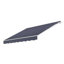 VEVOR Store Banne Manuel 400x300 cm Auvent Rétractable pour Terrasse et Balcon, Extérieur, Devantures de Cafés, de Restaurants, de Boutiques, avec Manivelle, Angle d'Inclinaison 45°-85°, Gris Foncé - image 12