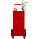 VEVOR Chariot de carburant 30 gallons réservoir de stockage d'essence 4 roues, pompe de transfert manuelle, conteneur de carburant essence diesel pour voitures, tondeuses à gazon, VTT, bateaux, rouge - image 11