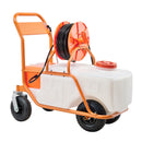 VEVOR Pulvérisateur de pelouse sur roue, pression réglable 0 à 90 PSI, pulvérisateur avec réservoir 60 L, avec 8 buses, 2 baguettes, couvercle à large ouverture pour jardin, désherbage, pulvérisation - image 12