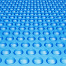 VEVOR Couverture solaire pour piscine, 12,19 X 6,10 m, bâches solaires rectangulaires pour piscine, épaisseur de 0,4 mm, protecteur de piscine pour piscine hors sol creusée, pour chauffer l'eau, bleu - image 2