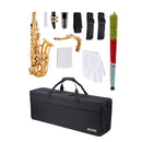 VEVOR Saxophone Ténor Si Bémol Kit Saxophone Débutants Laiton Résistant avec Étui de Transport, Bec, Sangles, Chiffon de Nettoyage, Gants, Sangle de cou, 23 Touches, pour Débutants, Étudiants, Doré - image 10