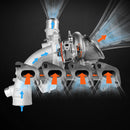 VEVOR Turbocompresseur avec Kit de Joints, Turbo de Remplacement pour Moteur de Voiture, Compatible avec Chevy Chevrolet Cruze 2011-2019, 1,4T, 781504-5001S, 781504-0005, 55565353, 781504-0001, 860156 - image 9