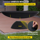 VEVOR Braséro Extérieur de Jardin Diamètre du Bol 76 cm Bol de Feu Extérieur Fonte Durable Peint en Noir Braséro Barbecue Bâton de Bois de Chauffage Fourni pour Profiter de Rassemblements Chaleureux - image 7