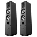VEVOR Enceinte Colonne Paire Passive Tour de Son 3 Voies, avec Tweeter 19 mm 25,4 mm, Woofer 133,4 mm, Puissance de Crête 145 W, Réponse en Fréquence 70 Hz à 20 kHz, Boîtier MDF, pour Système Audio Domestique - image 11