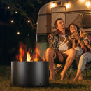 VEVOR Brasero à bois sans émission de fumée, 710x450 mm, foyer à feu avec bac à cendres amovible, foyer d'extérieur portable intérieur en acier inoxydable SUS430, pour camping en terrasse extérieure - image 9
