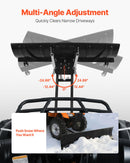 VEVOR Lame Chasse Neige Universelle, 1524 mm, Lame de Déneigement en Acier Réglable en Hauteur et de Gauche à Droite, 3 Modes de Montage, pour la Plupart des VTT et UTV, sur Allées, Chemins de Ferme - image 4