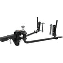 VEVOR Attelage de Distribution de Poids 680 kg Attelage de Répartition de Charge avec Tige 50 mm, Boule 58,7 mm, Contrôle de Balancement Remorque pour Nivellement de Charge, Revêtement en Poudre Noir