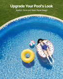 VEVOR Revêtement de Piscine Ronde, 914x120 cm, Doublure Durable de Style Duobead en Vinyle Calibre Standard, Résiste à l'Usure, Rétention d'Eau, pour Piscines Hors Sol à Parois de Hauteur 132 cm - image 7