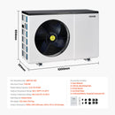VEVOR Pompe à chaleur électrique pour piscine, capacité de chauffage 3,22-15,25 kW, chauffage de piscine à fréquence variable à économie d'énergie pour piscines hors sol 30 à 60 m³, AC220-240 V 50 Hz - image 8