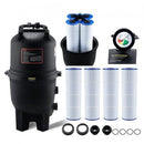 VEVOR Filtre à Cartouche de Piscine, Filtre Piscine Creusée 49 m² Système de Filtration de Piscine Hors Sol Assemblage Rapide avec Filtre Amélioré et Anti-fuite pour Filtrer Spa, Piscines Gonflables - image 2