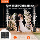 VEVOR Machine à étincelles froide 2PCS 700 W machine à feux d'artifice alliage d'aluminium contrôleur DMX réglable de 2 à 5 m 7 minutes par recharge pour mariages, spectacles de DJ, fêtes, événements - image 3
