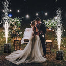VEVOR Machine à étincelles froide 2PCS 700 W machine à feux d'artifice alliage d'aluminium contrôleur DMX réglable de 2 à 5 m 7 minutes par recharge pour mariages, spectacles de DJ, fêtes, événements - image 9