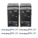 VEVOR Machine à étincelles froide 4PCS 700 W machine à feux d'artifice alliage d'aluminium contrôleur DMX réglable de 2 à 5 m 7 minutes par recharge pour mariages, spectacles de DJ, fêtes, événements - image 2