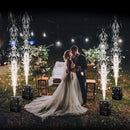 VEVOR Machine à étincelles froide 4PCS 700 W machine à feux d'artifice alliage d'aluminium contrôleur DMX réglable de 2 à 5 m 7 minutes par recharge pour mariages, spectacles de DJ, fêtes, événements - image 9