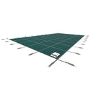 VEVOR Bâche Piscine Rectangulaire 5,5 x 10,4 m Couverture Protection Piscine PP contre Débris Neige Protège Piscine Maille Serrée Ressort Inox Boulon Sol Laiton pour Piscines 4,9 x 9,8 m Maison Vert - image 12