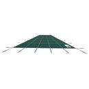 VEVOR Bâche Piscine Creusée 5,47x11,47 m PP Couverture Protection Piscine Rectangulaire contre Débris Neige Protège Piscine Maille Serrée Boulon Terre Laiton pour Piscines 4,87x11 m Maison Jardin Vert - image 11