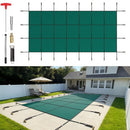 VEVOR Bâche Piscine Creusée 5,47x11,47 m PP Couverture Protection Piscine Rectangulaire contre Débris Neige Protège Piscine Maille Serrée Boulon Terre Laiton pour Piscines 4,87x11 m Maison Jardin Vert - image 2