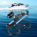 VEVOR Kit de Direction Hydraulique pour Bateau 300 HP, Cylindre de Direction Hors-bord, Pompe à Barre avec Tuyau de Direction Hydraulique de 4,3 m, pour Système de Direction des Bateaux Marine - image 9