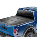 VEVOR Couvre-Benne à Trois Volets, Compatible avec Ford F-150 2015-2024, Plate-forme 2004 mm, Couvre-Tonneau Rigide Pliable pour Benne Intérieure 2004 x 1656 mm, Charge 181,4 kg, avec LED, Pick-up
