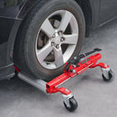 VEVOR Chariot de roue, capacité maximale de 1 500 lb, élévateur de voiture avec roues rotatives à 360 °, cric de pneu à cliquet de positionnement de véhicule robuste, pour véhicule, réparation automobile, déménagement, lot de 4 - image 9