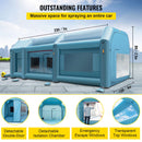 VEVOR Cabine de Peinture Gonflable 7x4x2,5 m, Tente Pulvérisation Gonflable pour Voiture, avec Système de Filtration 2 Souffleurs, en Oxford, Station de Travail de Peinture Automobile, Garage, Atelier - image 5
