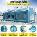 VEVOR Cabine de Peinture Gonflable 8,5x4,6x3 m, Tente Pulvérisation Gonflable pour Voiture, avec Système de Filtration 2 Souffleurs, en Oxford, Station de Travail de Peinture Automobile, Garage - image 5