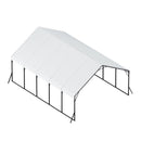 VEVOR Carport, 5,8x7,45 m, Abri de Voiture Métal Robuste, Abri Garage Extérieur avec Cadre Toit en Acier, Parois Latérales Amovibles, Auvent Stockage d'Auto pour Pick-up, Bateau, Camions, Tracteurs - image 11